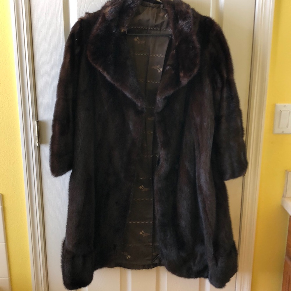 Vintage Mink Fur Coat